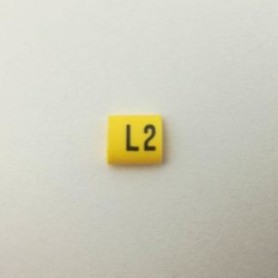 Oznacznik kablowy nasuwany L2, przek. 1,5mm2