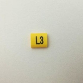 Oznacznik kablowy nasuwany L3, przek. 1,5mm2