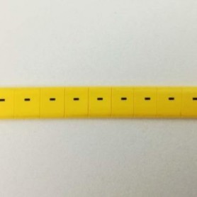 Oznacznik kablowy nasuwany znak -, przek. 0,75mm2