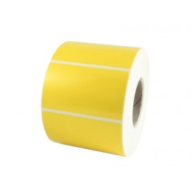 Etykiety foliowe 70x40 mm żółte, 1000 szt. termotransferowych drukarek etykiet TSC