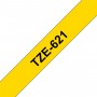 TZe-621 Brother yellow, black print width 9mm