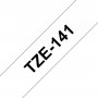 Taśma laminowana Brother TZe-141 przezroczysta 18mm szerokości do drukarek Brother PT