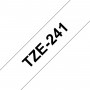 TZe-241 Brother white, black print width 18mm