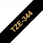 TZe-344 Brother black, gold print width 18mm
