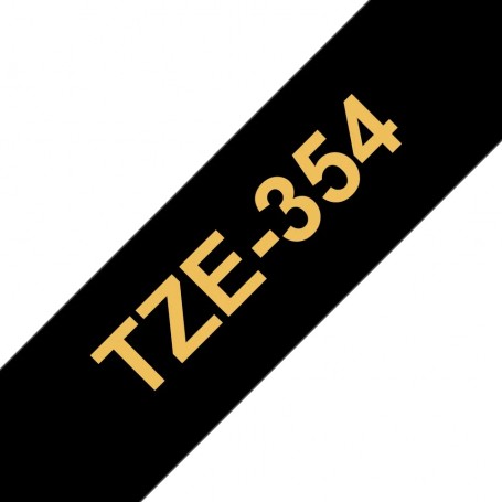 Taśma laminowana Brother TZe-354 przezroczysta 24mm szerokości do drukarek Brother PT