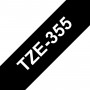 TZe-355 Brother black, white print width 24mm