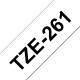 Taśma laminowana Brother TZe-261 biała 36mm szerokości do drukarek Brother PT