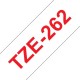 Taśma laminowana Brother TZe-262 biała 36mm szerokości do drukarek Brother PT