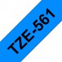 TZe-561 Brother blue, black print width 36mm