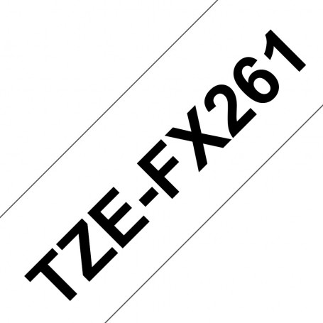 Taśma laminowana Brother TZe-Fx261 biała 36mm szerokości do drukarek Brother PT