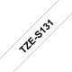 Taśma laminowana Brother TZe-S131 przezroczysta 12mm szerokości mocny klej do drukarek Brother PT