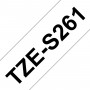 Taśma laminowana Brother TZe-S261 biała 36mm szerokości mocny klej do drukarek Brother PT
