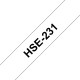 Koszulka termokurczliwa Brother HSe-231 biała średnica 11,7 mm do drukarek Brother PT