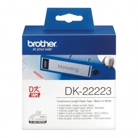 DK-22223 Brother taśma ciągła papierowa, biała, 50mm x 30.48m