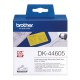 Etykiety Brother DK-44605 62mmx30.48m, żółte, do drukarek etykiet Brother QL 