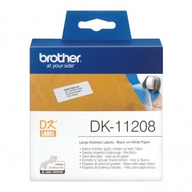 DK-11208 Etykiety Brother, białe, 38mm x 90mm, 400 szt