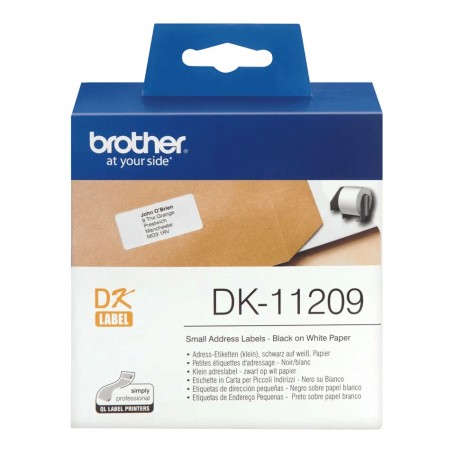 Etykiety Brother DK-11209 29x62mm 800 szt. do drukarek etykiet Brother QL 