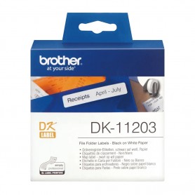 Etykiety Brother DK-11203 17x87mm 300 szt. do drukarek etykiet Brother QL 