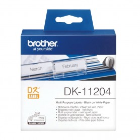 DK-11204 Etykiety Brother, białe, 17mm x 54mm, 400 szt