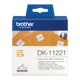 DK-11221 Etykiety Brother, białe, 23mm x 23mm, 1000 szt