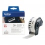 DK-22211 Brother foil continuous tape, white 29mm x 15.24m