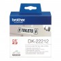 Etykiety Brother DK-22212 62mmx30.48m, białe, do drukarek etykiet Brother QL 