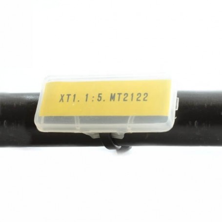 Oznacznik kablowy montowany opaską, długość kieszonki 42 mm, szer. 17 mm, 100 szt w paczce