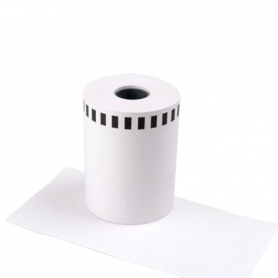 Brother continuous tape DK-22243 paper, white, without glue, 102mm x 30.4m, compatible