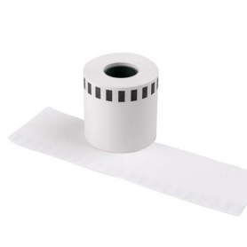 Brother continuous tape DK-22205 without glue, paper, white, 62mm x 30.4m, compatible