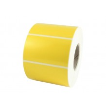 Etykiety foliowe 70x40 mm żółte, 1000 szt. termotransferowych drukarek etykiet TSC