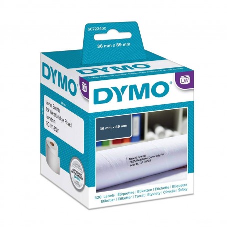 LW450Duo Dymo 1x Label Roll 36x89mm for Dymo Labelwriter LW450 TwinTurbo 