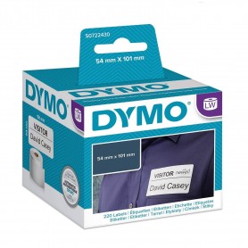 Etykiety Dymo 54x101 mm białe papierowe 1 x 220 szt. 99014 S0722430