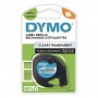 Dymo Tape LetraTag 12mmx4m plastic transparent S0721530