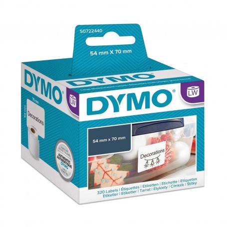 Etykiety Dymo 54×70mm białe papierowe 320 szt. 99015 S0722440