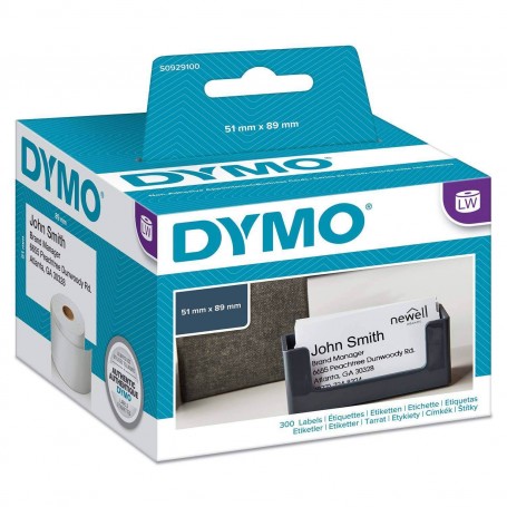 Labels Dymo 51x89mm white paper 1 x 300 pcs. S0929100