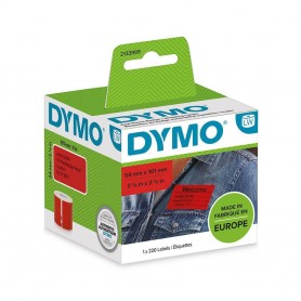 Labels Dymo 54×101mm red paper 1 x 220 pcs. 2133399