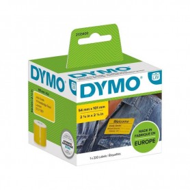 Etykiety Dymo 54×101mm żółte papierowe 220 szt. 2133400