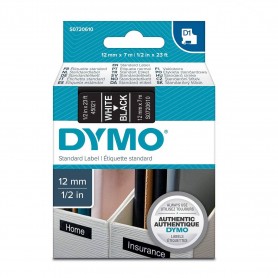 Tape Dymo D1 12 mm x 7 m black white print 45021 S0720610