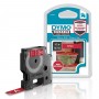 Tape Dymo D1 DURABLE 12 mm x 3 m red white print 1978366