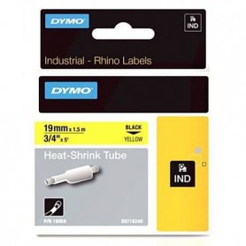 Heat shrink tube Dymo Rhino 19 mm x 1.5 m yellow 18058 S0718340