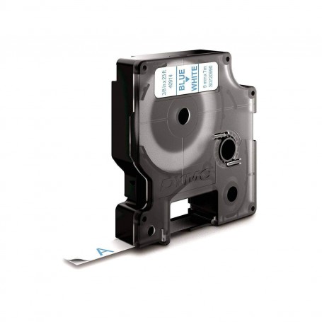 Taśma Dymo D1 9 mm 7m, biała niebieski druk 40914, S0720690