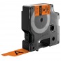Dymo Rhino tape 19 mm x 5,5 m orange black VINYL print 18436 S0718500