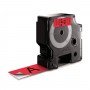 Tape Dymo D1 24 mm 7m, red black print 53717, S0720970