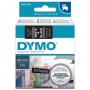 Tape Dymo D1 24 mm 7m, black white print 53721, S0721010