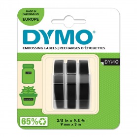 3D Dymo tape 9 mm x 3 m black blister 3 pcs. S0847730