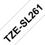 TZe-SL261 Brother taśma samolaminująca, biała czarny nadruk szerokość 36mm