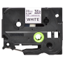 TZe-N251 Brother biała, czarny nadruk szerokość 24mm