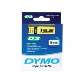 Base tape Dymo D2 19 mm x 10 m yellow