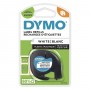 DYMO taśma 12mm/4m - plastikowa, biała